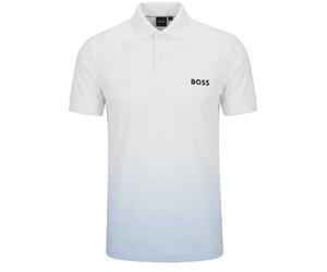 Polo da tennis da uomo BOSS TOC Serve 1 Shirt - white - Bianco (XXL)