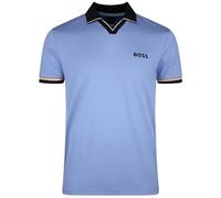 Polo da tennis da uomo BOSS TOC Serve 2 - light/pastel blue - Blu (L)