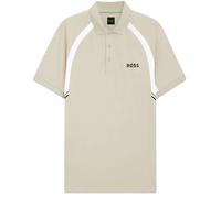 Polo da tennis da uomo BOSS TOC Spin CB - light beige - Beige (XXL)