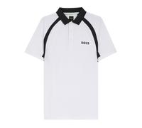 Polo da tennis da uomo BOSS TOC Spin - white - Bianco (XL)