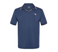 Polo da tennis da uomo Diadora Short Sleeve Icon - Blu (M)