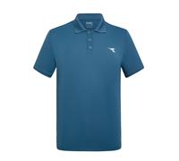 Polo da tennis da uomo Diadora Short Sleeve Icon - oceanview - Turchese (M)