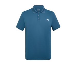 Polo da tennis da uomo Diadora Short Sleeve Icon - oceanview - Turchese (M)