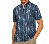 Polo da tennis da uomo EA7 Man Jersey - blue bamboo - Blu (M)