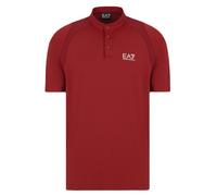 Polo da tennis da uomo EA7 Man Jersey - Rosso (S)