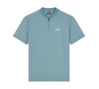 Polo da tennis da uomo EA7 Man Jersey - silver pine - Verde (M)