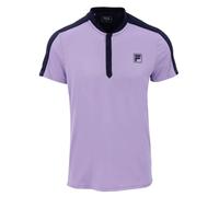 Polo da tennis da uomo Fila Henley Taavi - lavender/aqua blue graphic comb - Viola (M)