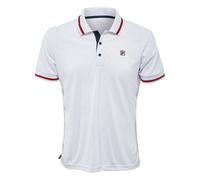 Polo da tennis da uomo Fila Polo Button "Piro" M - white - Bianco (L)