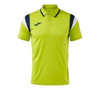 Polo da tennis da uomo Joma Terra Short-Sleeve - lime/dark navy - Verde (XL)