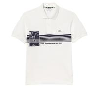 Polo da tennis da uomo Lacoste French Made Original L.12.12 Print - white - Bianco (M)