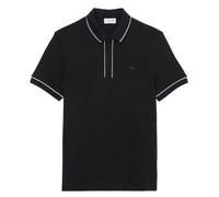 Polo da tennis da uomo Lacoste Paris Stretch Piqué Regular Fit - Nero (M)