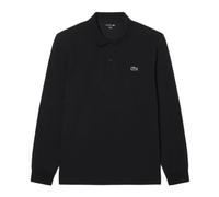 Polo da tennis da uomo Lacoste Regular Fit Long Sleeved Cotton - black - Nero (M)