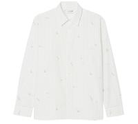 Polo da tennis da uomo Lacoste Relaxed Fit Embroidered Cotton - white - Bianco (XL)