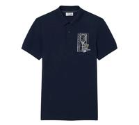 Polo da tennis da uomo Lacoste Rolex Paris Masters Edition - navy blue - Blu (XL)