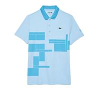 Polo da tennis da uomo Lacoste Tennis x Novak Djokovic Fan Version - Blu (M)