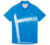 Polo da tennis da uomo Lacoste Tennis x Novak Djokovic On Court - Blu (M)