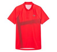 Polo da tennis da uomo Lacoste Tennis x Novak Djokovic On Court - Rosso (XS)