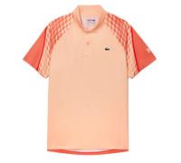 Polo da tennis da uomo Lacoste Tennis x Novak Djokovic Tricolour Polo Shirt - light orange/red/orange - Arancione (S)