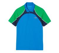 Polo da tennis da uomo Lacoste Ultra Dry Colorblock Tennis - Blu (XL)