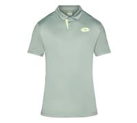 Polo da tennis da uomo Lotto Tech IV D1 - lily pad gray - Verde (L)
