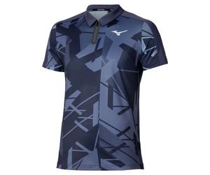 Polo da tennis da uomo Mizuno Daybreakers Shadow - odyssey grey - Viola (M)