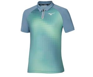 Polo da tennis da uomo Mizuno Frontier Shadow - Multicolore (M)
