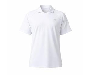Polo da tennis da uomo New Balance Tournament - white - Bianco (XL)