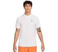 Nike Court Dri-Fit Advantage Polo Uomini in bianco, Taglia: M