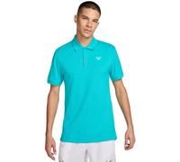 Polo da tennis da uomo Nike Rafa Slim - dusty cactus/white - Blu (S)