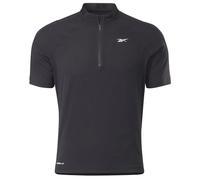 Polo da tennis da uomo Reebok Les Mills Zip Polo M - black - Nero (S)
