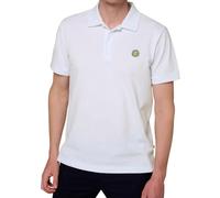 Polo da tennis da uomo Roland Garros Basic Islande - ecru - Bianco (L)