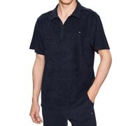 Polo da tennis da uomo Tommy Hilfiger Towelling Regular - Blu (XL)