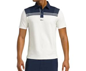 Polo da tennis da uomo Wilson All Seasons - Beige (S)