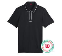 Polo da tennis da uomo Wilson All Seasons - Nero (XL)