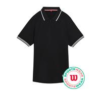Polo da tennis da uomo Wilson Players Seamless 2.0 - black - Nero (XXL)