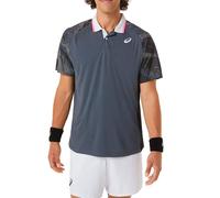 Polo Da Uomo Asics Court Graphic 2041a252 S Grigio