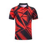 Polo da uomo di base per lavoro casual pullover top comoda leggera traspirante morbida elasticizzata classica stampa a blocchi di colore ad asciugatura rapida, D, XXL