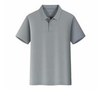 Polo da uomo e donna, estiva, traspirante, con bottoni, a maniche corte, per lavoro, casual, a maniche lunghe, con bottoni, per il tempo libero, vestibilità regolare regalo per la tua famiglia