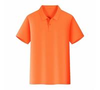 Polo da uomo e donna, estiva, traspirante, con bottoni, a maniche corte, per lavoro, casual, a maniche lunghe, con bottoni, per il tempo libero, vestibilità regolare regalo per la tua famiglia