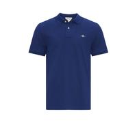 GANT Reg Shield SS Pique Polo, Reg Shield SS Pique Polo Uomo, Rich Blue, M