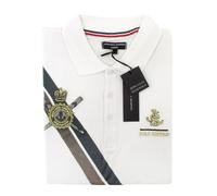 Polo da uomo Jean-Louis Scherrer in cotone bianco S