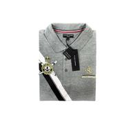 Polo da uomo Jean-Louis Scherrer in cotone grigio M