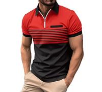Polo da uomo per adulti estate casual manica corta basic elegante risvolto camicia da corsa pulsante vestibilità regolare leggera traspirante comoda maglietta da golf sportiva maglietta da golf