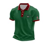 Polo da uomo Union Jack UK Gran Bretagna Bandiere Stampa Manica Corta Colletto Button Down Camicia da golf Estate Casual Plus Size Quick Dry England T-Shirts Muscle Tees Abbigliamento per le vacanze