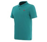 POLO DAINESE VIBRANT SPEED DEMON ANTIQUE GREEN COTONE ESTIVA MANICHE CORTE SPORT