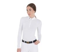 POLO DONNA DA CONCORSO SLIM FIT MANICA LUNGA