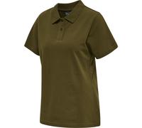 Polo donna elasticizzata Hummel Red Vert S