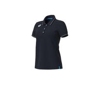 Polo donna in cotone Arena Team Solid Blu S