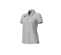 Polo donna in cotone Arena Team Solid Gris XS