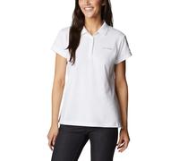 Columbia Lakeside Trail™ Solid Pique Short Sleeve Polo Bianco M Donna